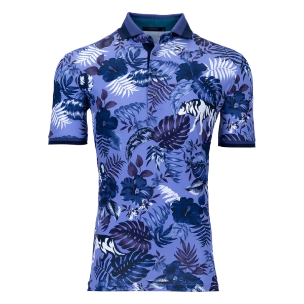 Greyson Floral Wolf Jungle Polo Clotheshorse Menswear Greyson floral wolf jungle polo clotheshorse menswear